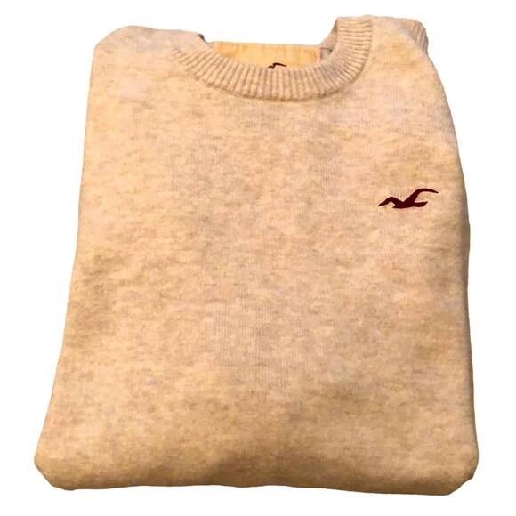 Hollister Tan Long Sleeve Sweater Size Medium - Picture 3 of 5